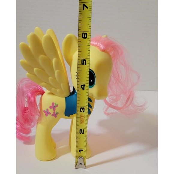 My Little Pony Fluttershy G4 Gen 4 2010 6" Brushable C029A MLP Pink Yellow - Picture 8 of 10